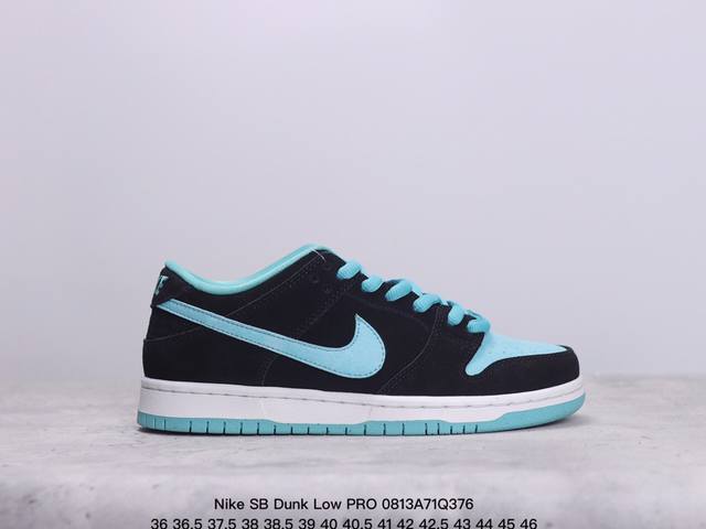 公司级耐克nike Sb Dunk Low Pro”Denim Gum Sashiko“扣篮系列低帮休闲运动滑板板鞋采用长绒翻毛皮拼接固色丹宁牛仔布鞋面材质 尺