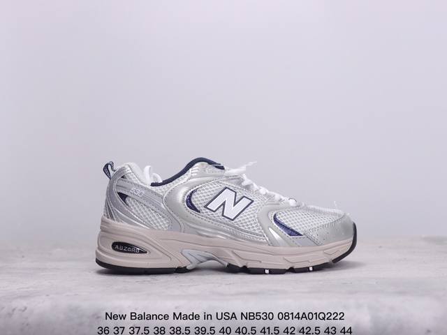 新百伦new Balance Made In Usa Nb530系列 美产血统经典复古休闲运动慢跑鞋 xm0814Q222