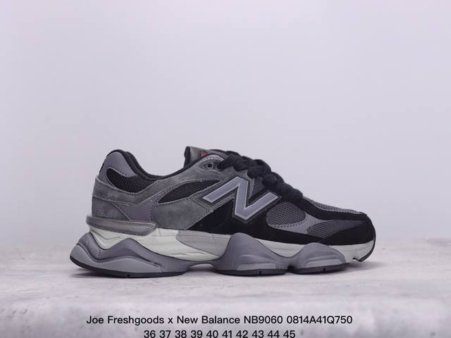 新百伦nb Joe Freshgoods X New Balance nb9060 复古休闲运动慢跑鞋 鞋款灵感源自设计师本人对夏日的怀日回忆。鞋面大身由空间双