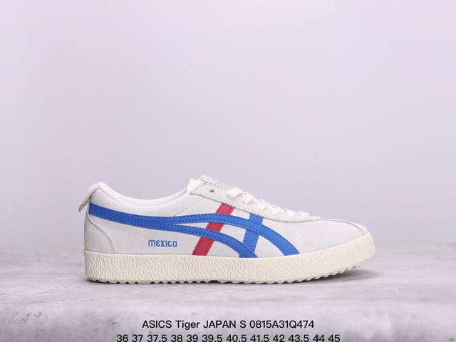 asics 亚瑟士 Japan S 春季新款男女运动复古休闲板鞋低帮耐磨运动鞋 内增高鞋垫男女鞋 asics Tiger 亚瑟士 Japan S 休闲运动鞋，F