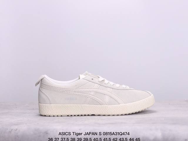 asics 亚瑟士 Japan S 春季新款男女运动复古休闲板鞋低帮耐磨运动鞋 内增高鞋垫男女鞋 asics Tiger 亚瑟士 Japan S 休闲运动鞋，F