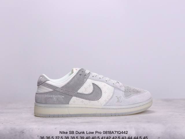 耐克 Nike Sb Dunk Low Pro 复古低帮休闲运动滑板板鞋。采用脚感柔软舒适zoomair气垫，有效吸收滑板等极限运动在落地时带来的冲击力，为街头