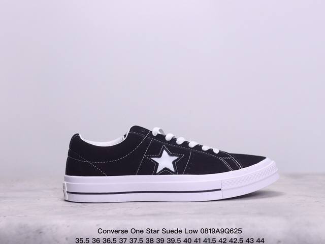 公司级converse One Star Suede Low 麂皮 经典百搭 防滑耐磨轻便 低帮 帆布鞋 货号:158477C 尺码:35.5 36 36.5