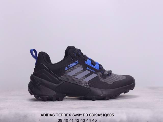 adidas阿迪达斯 Terrex Swift R3 Gtx耐磨大底 防滑透气 越野丛林 越野登山户外运动鞋 xm0819Q514