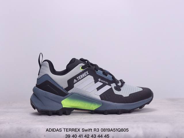 adidas阿迪达斯 Terrex Swift R3 Gtx耐磨大底 防滑透气 越野丛林 越野登山户外运动鞋 xm0819Q514