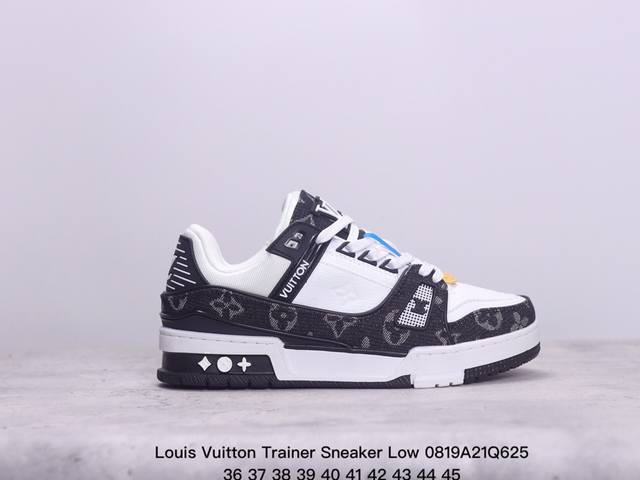 公司级全新lv路易威登louis Vuitton Trainer Sneaker Low休闲运动文化百搭板鞋 尺码:如图 xm0820Q625