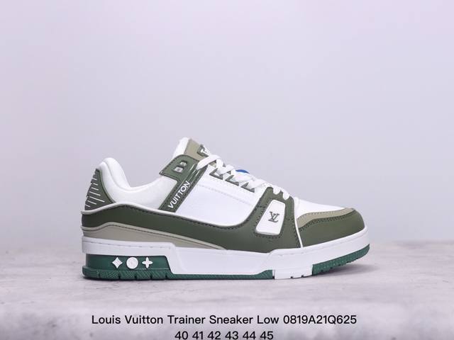 公司级全新lv路易威登louis Vuitton Trainer Sneaker Low休闲运动文化百搭板鞋 尺码:如图 xm0820Q625