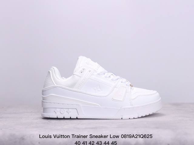 公司级全新lv路易威登louis Vuitton Trainer Sneaker Low休闲运动文化百搭板鞋 尺码:如图 xm0820Q625