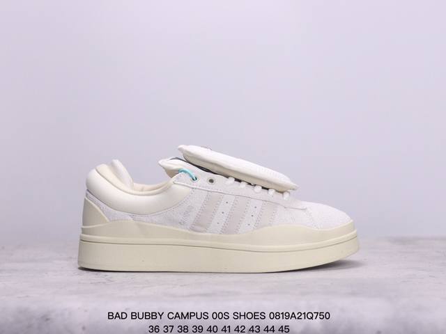 阿迪达斯 Bad Bubby Campus 00S Shoes 经典运动滑板鞋 面包鞋 坏痞兔米 致敬友谊之美的经典运动鞋，这款adidas经典运动鞋，以真挚的