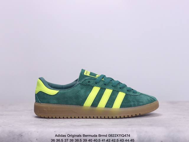 公司级adidas Originals Bermuda Brmd 时尚复古 耐磨轻便 低帮板鞋 货号:Ih0301 尺码:36 36.5 37 38 38.5