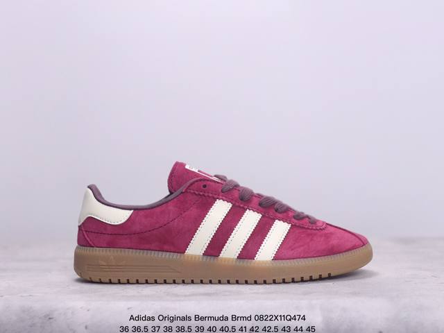 公司级adidas Originals Bermuda Brmd 时尚复古 耐磨轻便 低帮板鞋 货号:Ih0301 尺码:36 36.5 37 38 38.5