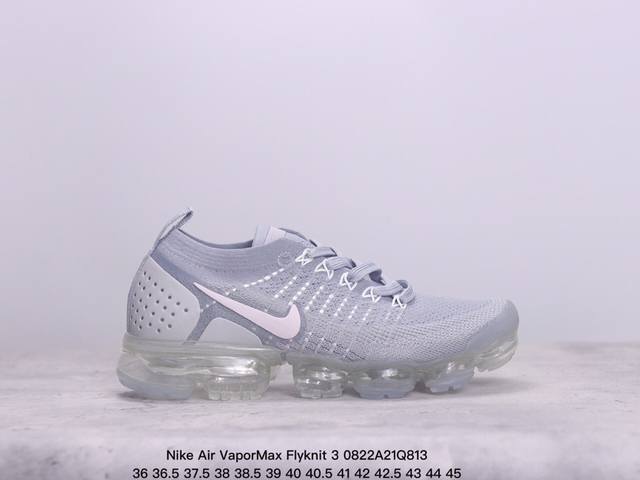 真标nike Air Vapormax Flyknit 3耐克全掌大气垫透气跑步鞋 货号:Cw5643- xm0822Q813