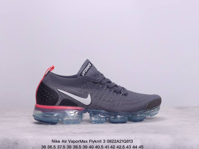 真标nike Air Vapormax Flyknit 3耐克全掌大气垫透气跑步鞋 货号:Cw5643- xm0822Q813