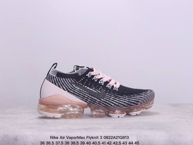 真标nike Air Vapormax Flyknit 3耐克全掌大气垫透气跑步鞋 货号:Cw5643- xm0822Q813