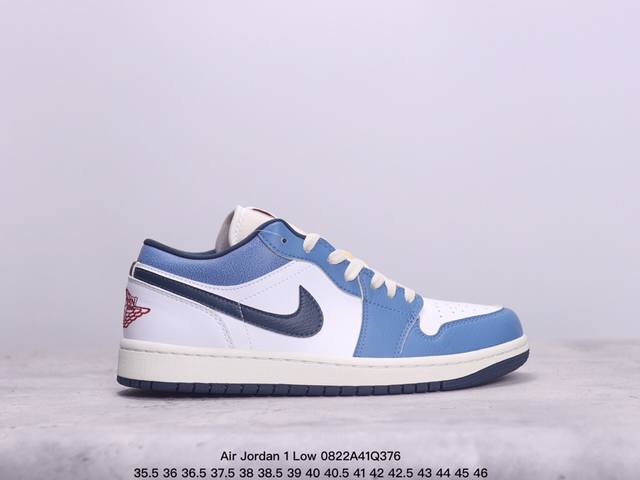 公司级air Jordan 1 Low Aj1乔1低帮休闲板鞋 同步官方配色 市场唯一独家头层皮打造 原鞋原档案开发 原厂皮料 原档冲孔鞋头 正确满胶鞋垫 四线