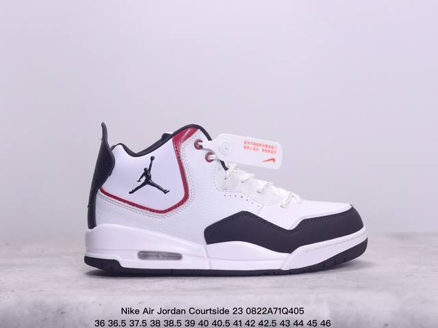 公司级耐克nike Air Jordan Courtside 23迈克尔 乔丹aj3代简版中帮复古休闲运动文化篮球鞋 货号:Fq6861-121 尺码:36 3