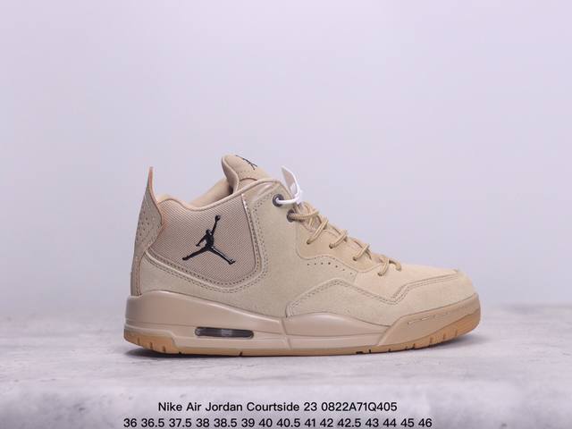 公司级耐克nike Air Jordan Courtside 23迈克尔 乔丹aj3代简版中帮复古休闲运动文化篮球鞋 货号:Fq6861-121 尺码:36 3