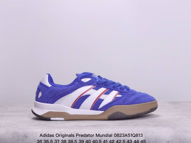 公司级adidas Originals Predator Mundial 皮革 阿迪达斯经典融合 大胆创新 防滑耐磨 低帮 生活休闲鞋 货号:If9607 尺码