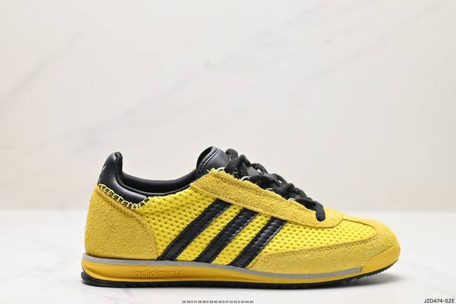 公司级阿迪达斯adidas Wb Sl76 三叶草复古休闲网面透气跑步鞋休闲运动鞋 货号:Ih9906 尺码:36 36.5 37 38 38.5 39 40