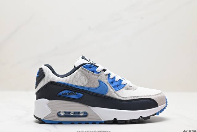 公司级nike Air Max 90初代系列低帮复古气垫百搭休闲运动慢跑鞋 货号:Db0625-101 尺码:36 36.5 37.5 38 38.5 39 4