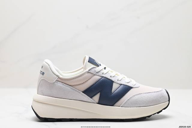 公司级new Balance Nb370 新百伦织物层牛皮防滑减震透气舒适耐磨减震低帮轻休闲鞋 货号:U370Ca 尺码:36 37 37.5 38 38.5