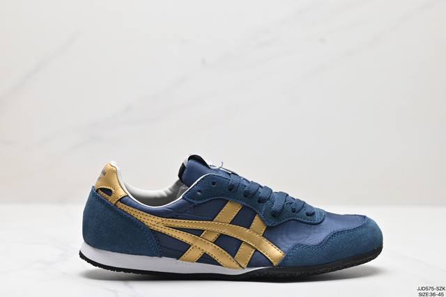 公司级onitsuka Tiger鬼塚虎 Serrano 尼龙 复古运动 防滑耐磨平衡轻便 低帮生活休闲鞋 货号:11833400-252 尺码:36-45 i