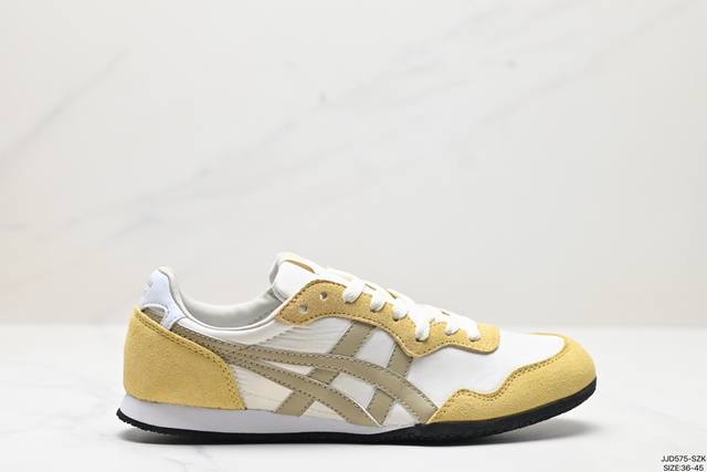 公司级onitsuka Tiger鬼塚虎 Serrano 尼龙 复古运动 防滑耐磨平衡轻便 低帮生活休闲鞋 货号:11833400-252 尺码:36-45 i