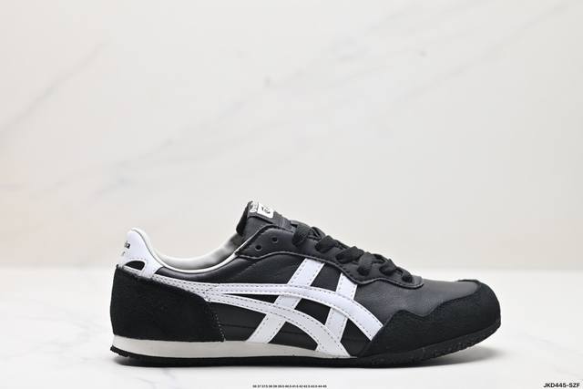 公司级onitsuka Tiger鬼塚虎 Serrano 尼龙 复古运动 防滑耐磨平衡轻便 低帮生活休闲鞋 货号:1183C197-001 尺码:36 37 3