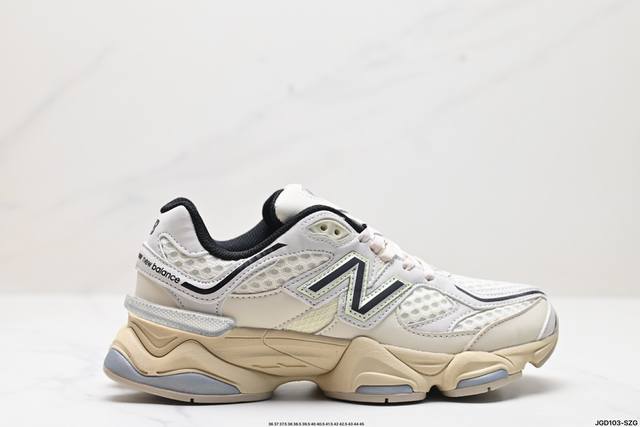 公司级new Balance 公司级版本 nb9060 联名款 复古休闲运动慢跑鞋 鞋款灵感源自设计师本人对夏日的怀日回忆。鞋面大身由空间双格及磨砂鞋面拼接而生