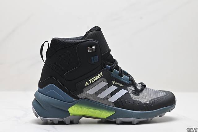 公司级adidas Terrex Swift R3 Mid Gtx阿迪达斯男子防水登山鞋 货号:Gy6765 尺码:40-45 ld:Jhd -Szg