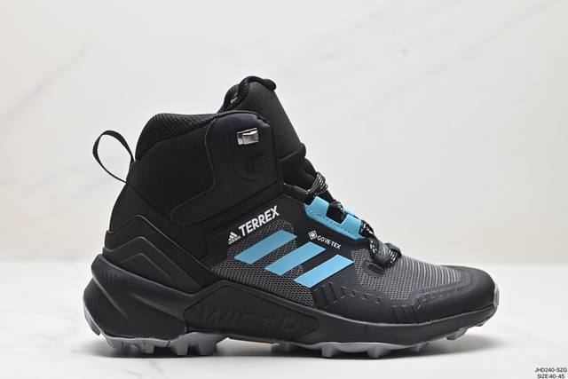 公司级adidas Terrex Swift R3 Mid Gtx阿迪达斯男子防水登山鞋 货号:Gy6765 尺码:40-45 ld:Jhd -Szg