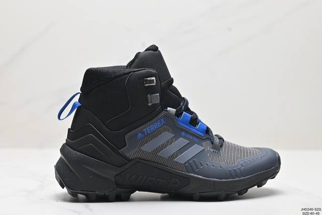 公司级adidas Terrex Swift R3 Mid Gtx阿迪达斯男子防水登山鞋 货号:Gy6765 尺码:40-45 ld:Jhd -Szg