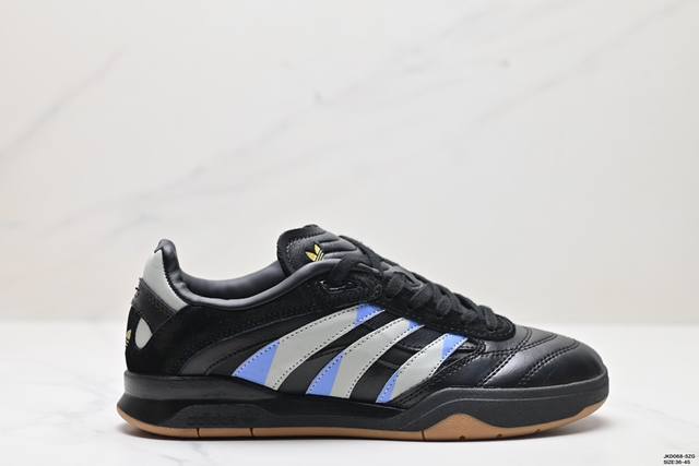 公司级adidas Originals Predator Mundial 皮革 阿迪达斯经典融合 大胆创新 防滑耐磨 低帮 生活休闲鞋 货号:Ie5676 尺码