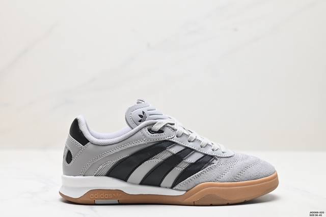 公司级adidas Originals Predator Mundial 皮革 阿迪达斯经典融合 大胆创新 防滑耐磨 低帮 生活休闲鞋 货号:Ie5676 尺码