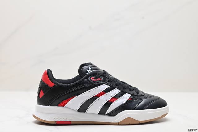 公司级adidas Originals Predator Mundial 皮革 阿迪达斯经典融合 大胆创新 防滑耐磨 低帮 生活休闲鞋 货号:Ie5676 尺码