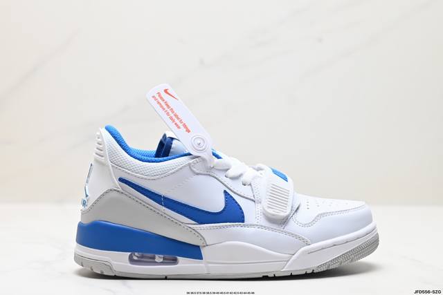 公司级三合一最强合体，多种新配色回归耐克nike Air Jordan Legacy 312 Low”White Grey Fog Blue Red“乔丹最强三