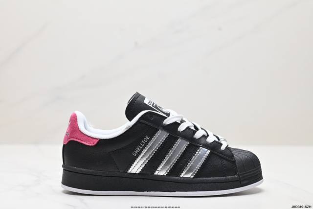 公司级忍者神龟 X Adidas Originals Superstar系列’Shredder’经典百搭 防滑耐磨 低帮 板鞋 货号:Ih7767 尺码:35.