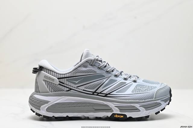 公司级hoka Mafate Speed Three 2玛法特 超轻厚底轻量山地跑步鞋 货号:1126851 尺码:36 36.5 37.5 38 38.5 3