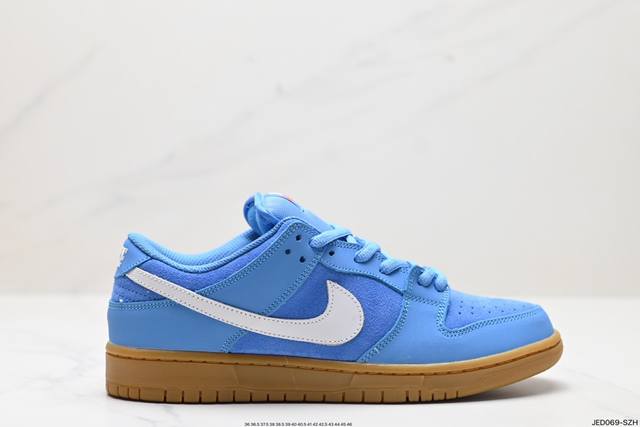 公司级耐克nike Sb Dunk Low Pro Lso 扣篮系列 复古低帮休闲运动滑板板鞋 货号:Fj1674-401 尺码:36 36.5 37.5 38