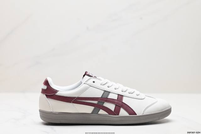 公司级亚瑟士 Onitsuka Tiger Tokuten 复古低帮休闲跑鞋 实拍首发 鞋跟 鞋舌处印有鬼塚虎特有的品牌logo标志 提升品牌的认知度 柔软内里