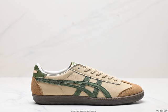 公司级亚瑟士 Onitsuka Tiger Tokuten 复古低帮休闲跑鞋 实拍首发 鞋跟 鞋舌处印有鬼塚虎特有的品牌logo标志 提升品牌的认知度 柔软内里