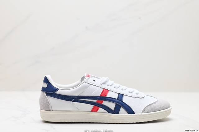 公司级亚瑟士 Onitsuka Tiger Tokuten 复古低帮休闲跑鞋 实拍首发 鞋跟 鞋舌处印有鬼塚虎特有的品牌logo标志 提升品牌的认知度 柔软内里