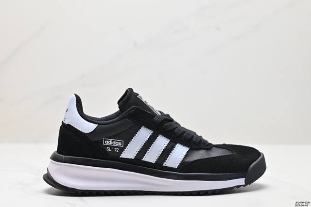 公司级阿迪达斯adidas Sl 72 Boost 三叶草复古休闲跑步鞋休闲运动鞋 货号:Ji2504 尺码:36-45 id:Jed -Szh