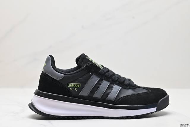 公司级阿迪达斯adidas Sl 72 Boost 三叶草复古休闲跑步鞋休闲运动鞋 货号:Ji2504 尺码:36-45 id:Jed -Szh