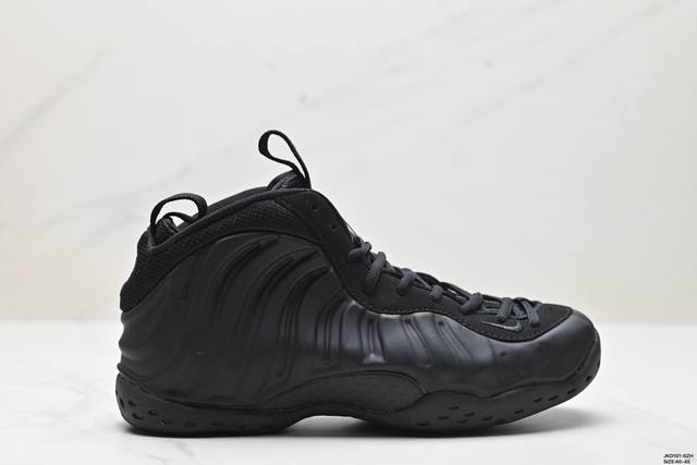 真标nike Foamposite Pro Black Metallic Gold 喷泡 中帮 复古篮球鞋 货号:6 41 009 尺码:40-45 id:Jk