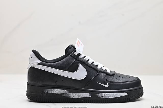 公司级nike Air Force 1‘07 Lv8 原楦头原纸板 打造纯正低帮空军版型 专注外贸渠道 全掌内置蜂窝气垫 原盒配件 原厂中底钢印、拉帮完美 官方