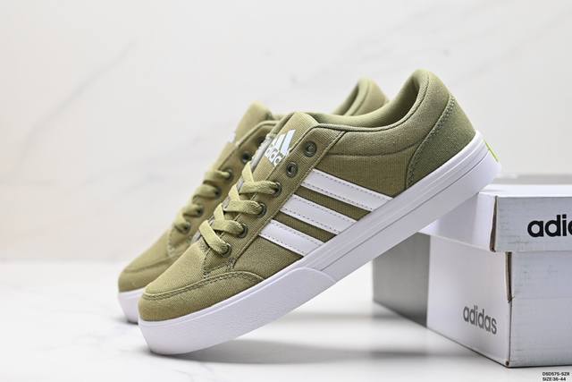 真标阿迪达斯 Adidas Gvp Canvas Str 三叶草布面时尚休闲板鞋 货号:G17649 尺码:36-44 id:Dsd575-Szr