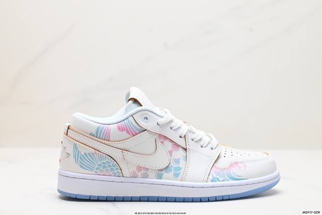 公司级nike Air Jordan 1 Low Cny 低帮 龙年限定 御龙青花 白蓝定制 乔丹篮球鞋系列 该定制版球鞋选用原鞋款为air Jordan 1 - 点击图像关闭