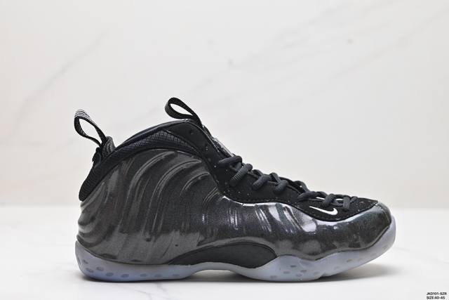 真标nike Foamposite Pro Black Metallic Gold 喷泡 中帮 复古篮球鞋 货号:6 41 800 尺码:40-45 id:Jk