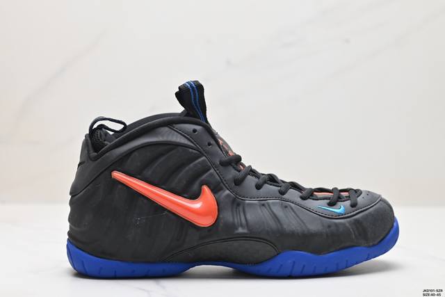 真标nike Foamposite Pro Black Metallic Gold 喷泡 中帮 复古篮球鞋 货号:6 41 800 尺码:40-45 id:Jk